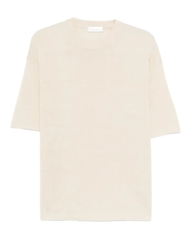 Roberto Collina T-Shirt mit rundem Ausschnitt - Nude Nude
