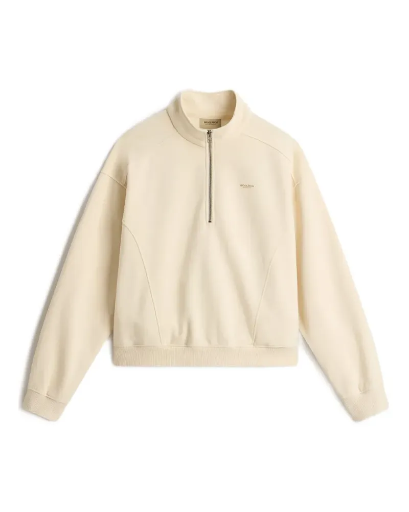 Woolrich Sweatshirtjacke mit Stehkragen - Nude Nude