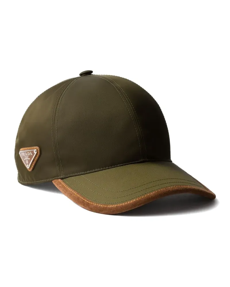 Prada Baseballkappe aus Re-Nylon - Grün Grün