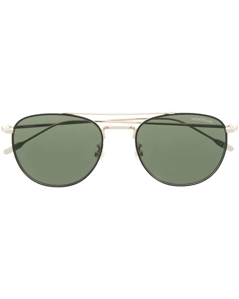 Montblanc MB0211S Pilotenbrille - Gold Gold