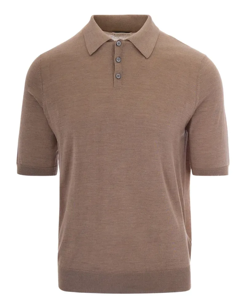 Ballantyne short-sleeved polo shirt - Nude Nude