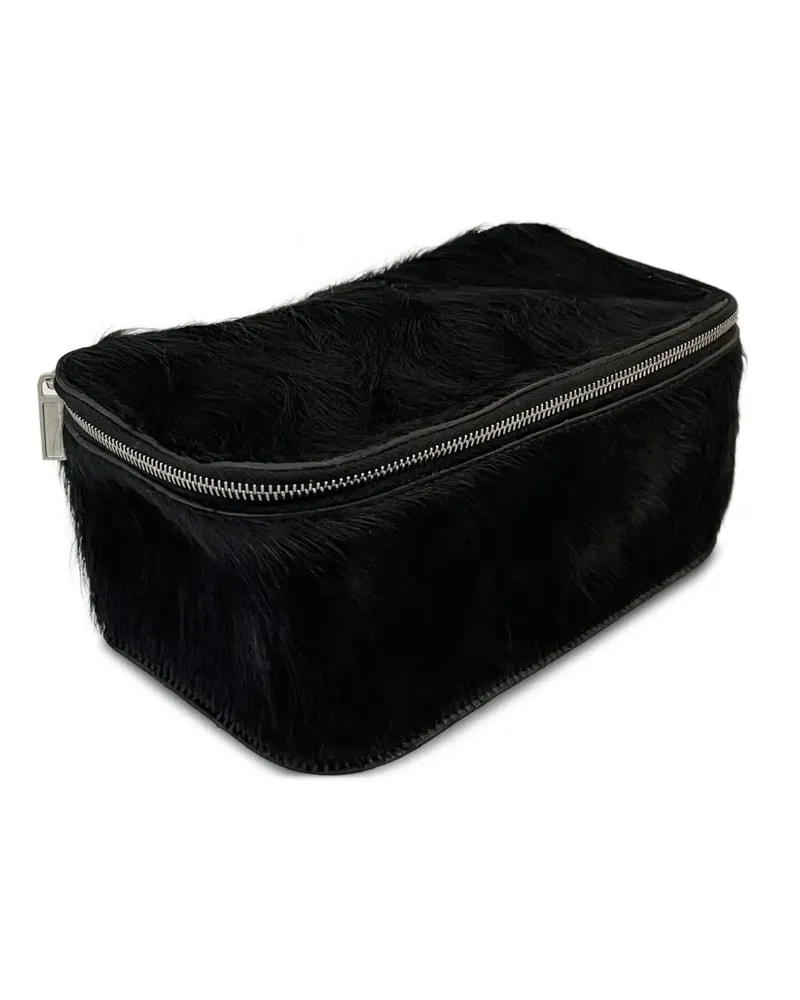 Rick Owens Mittelgroße Kosmetiktasche mit Rundumreißverschluss - Schwarz Schwarz