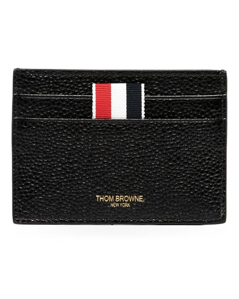 Thom Browne Kartenetui mit Ripsband Schwarz