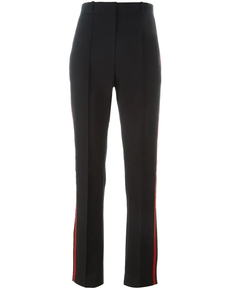 Givenchy Hose mit Besatzstreifen an den Seiten - Schwarz Schwarz