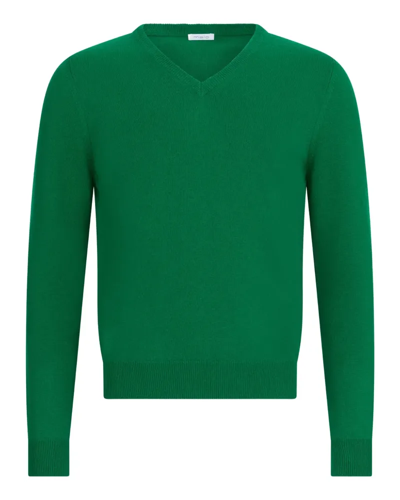 Malo V-neck sweater - Grün Grün