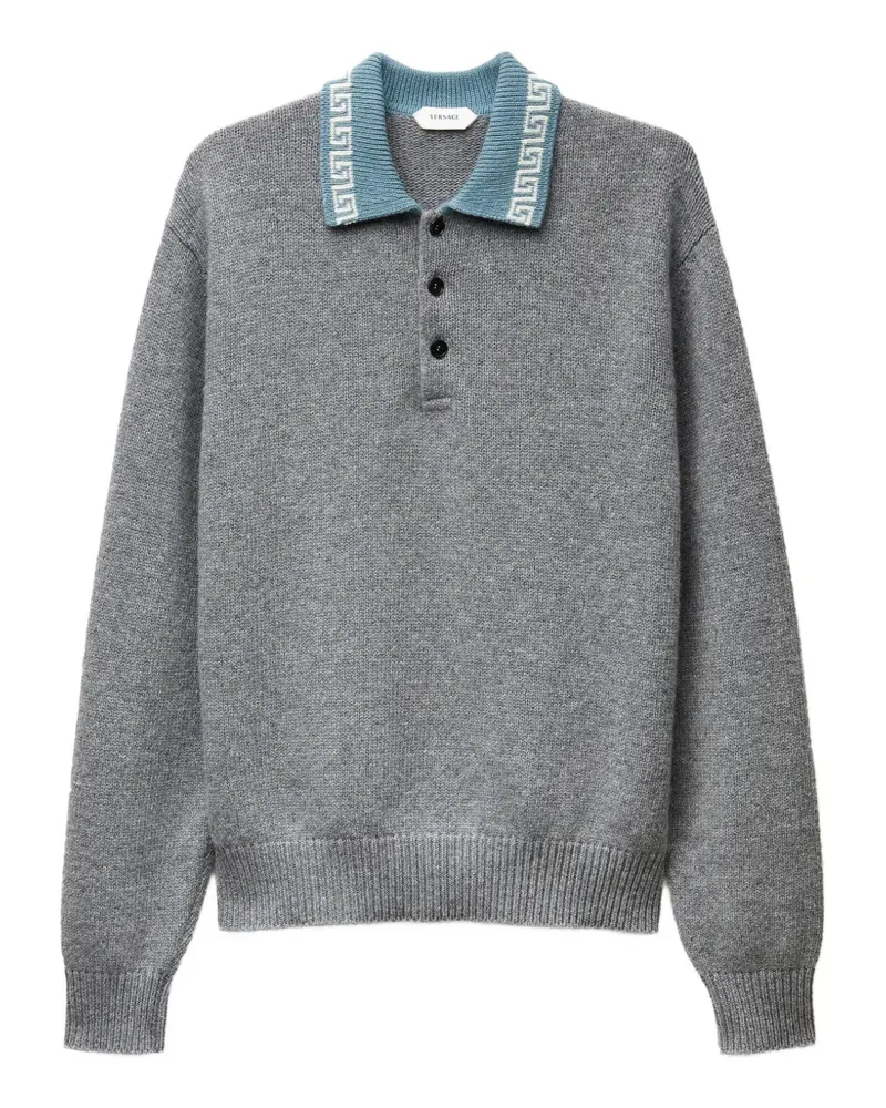 Versace Pullover aus Wolle und Kaschmir - Grau Grau