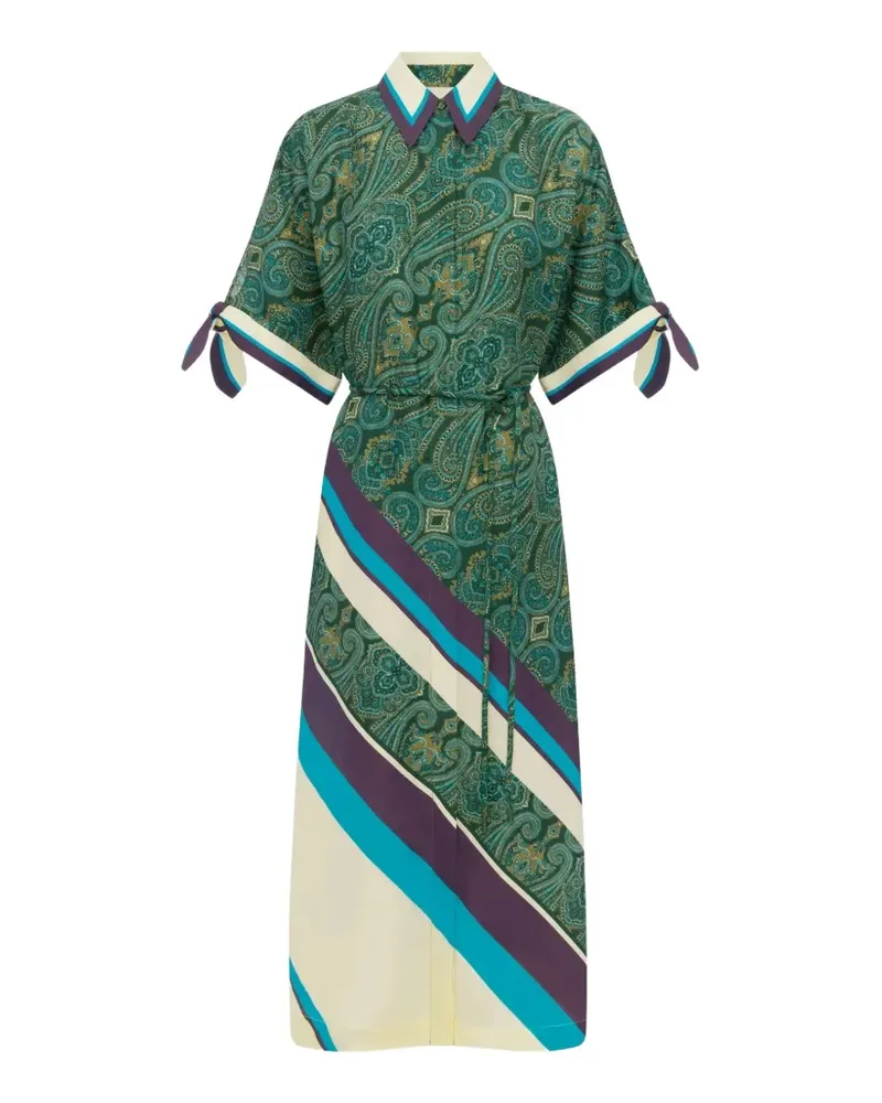 ALEMAIS Joni Hemdkleid - Grün Grün