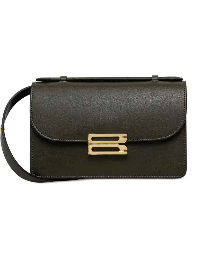 Victoria Beckham Goldfarbene Umhängetasche - Grün Grün
