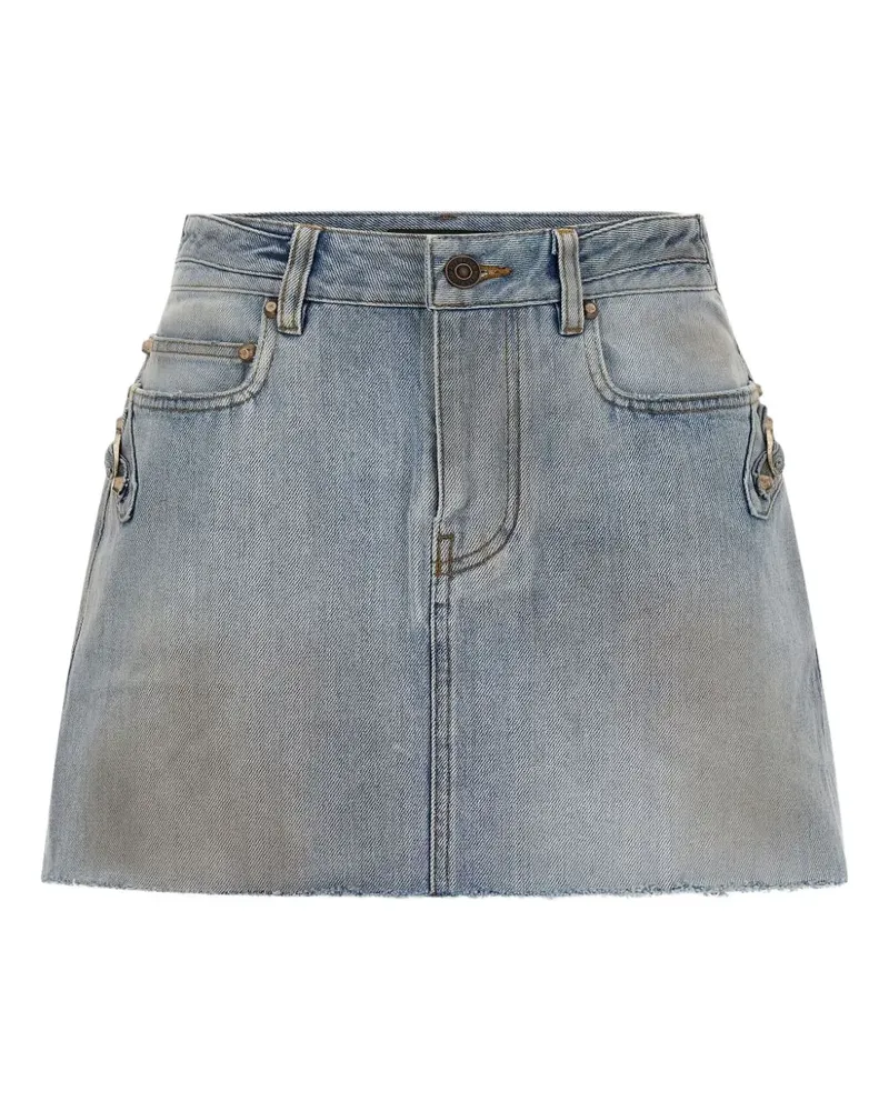 Balenciaga Jeanshemd mit Tasche - Blau Blau