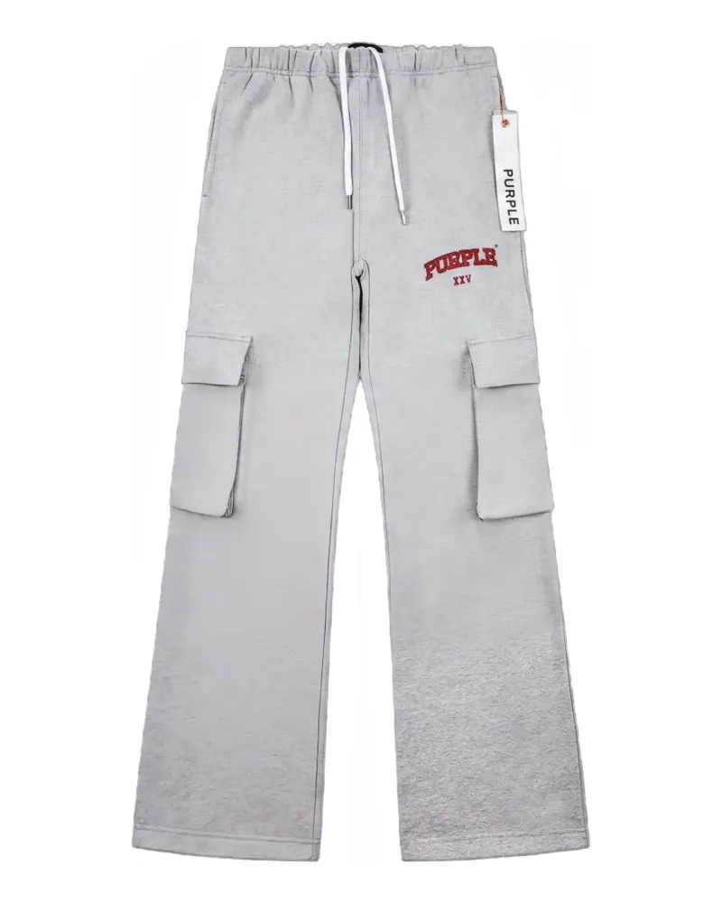 PURPLE BRAND Crackle Cargohose - Grau Grau