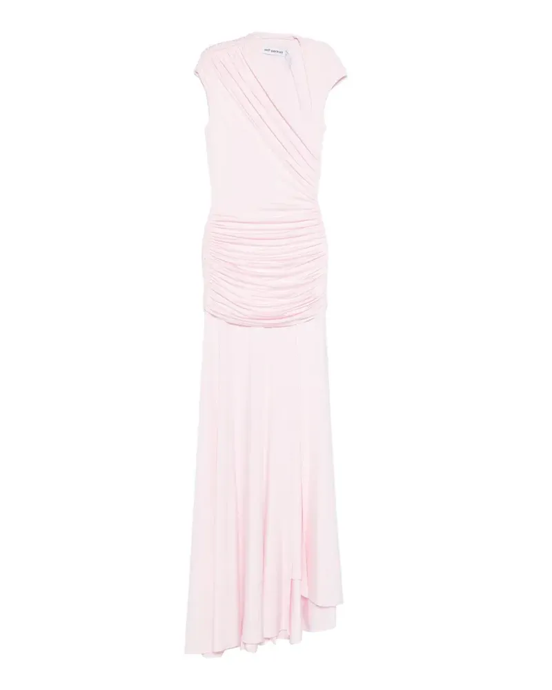 Self-Portrait draped maxi dress - Rosa Rosa