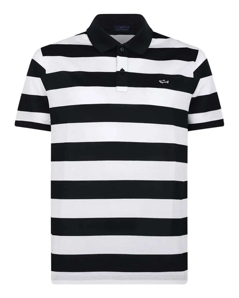 Paul & Shark striped polo shirt - Schwarz Schwarz