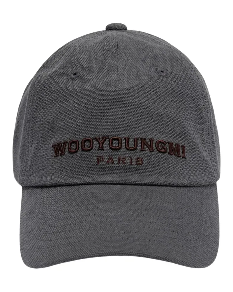 Wooyoungmi embroidered cap - Grau Grau