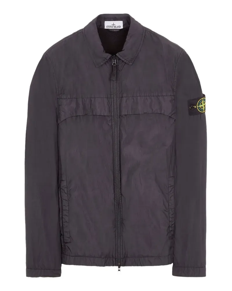 Stone Island Hemdjacke mit Reißverschluss - Grau Grau