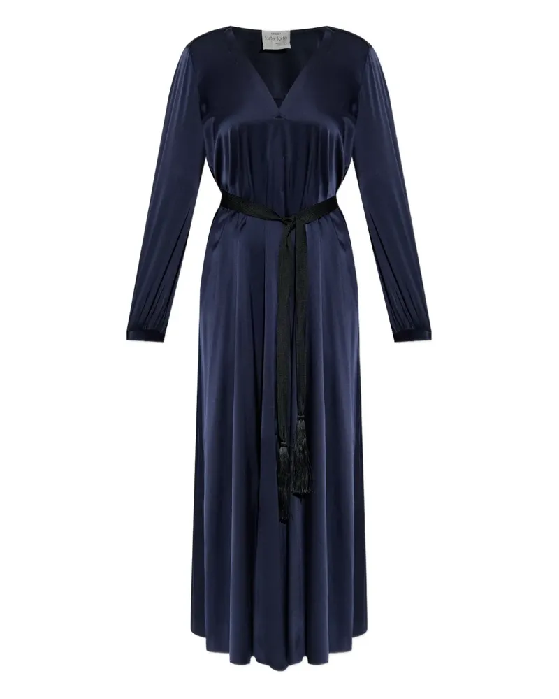forte_forte Verziertes Kleid - Blau Blau