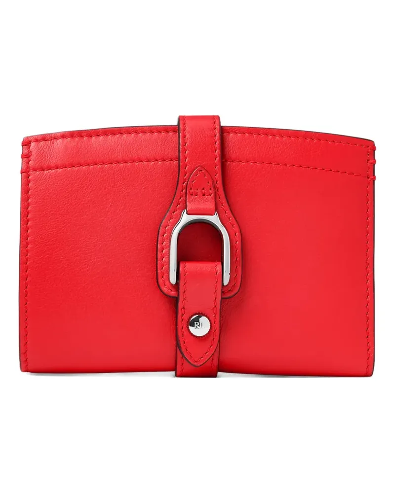 Ralph Lauren buckle leather wallet - Rot Rot