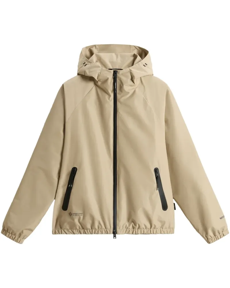 Woolrich Kapuzenjacke mit Reißverschluss - Nude Nude