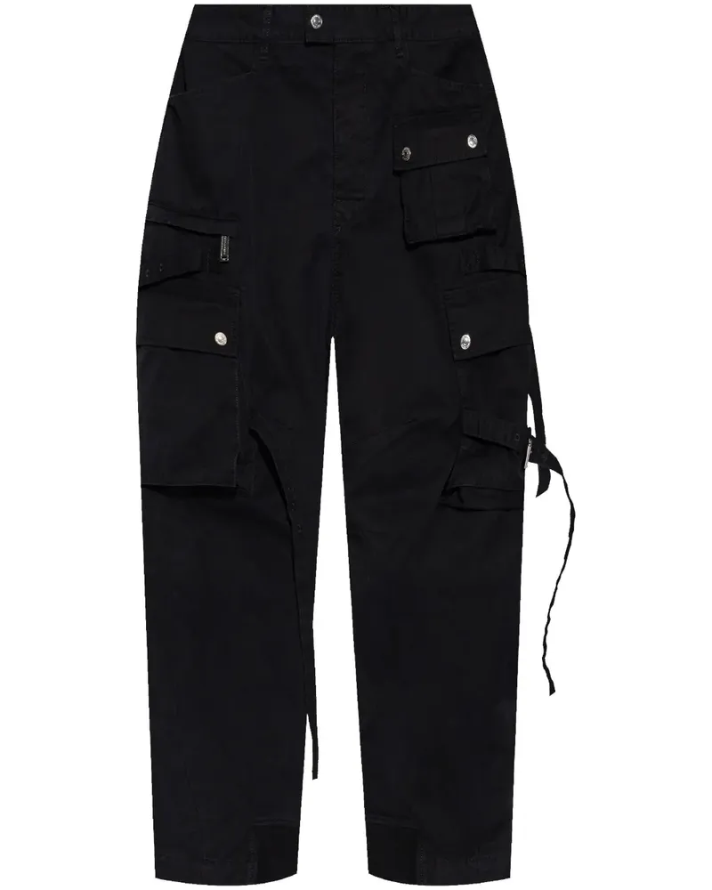 Dsquared2 Klassische Cargohose - Schwarz Schwarz