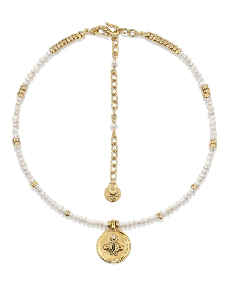 Goossens Paris Astro Taurus Pearls Halskette - Gold Gold