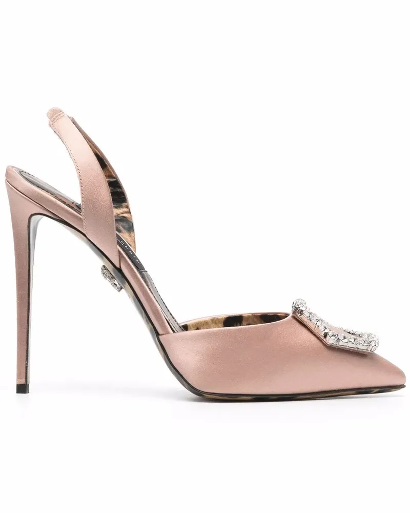 Philipp Plein Slingback-Pumps mit hohem Absatz - Nude Nude