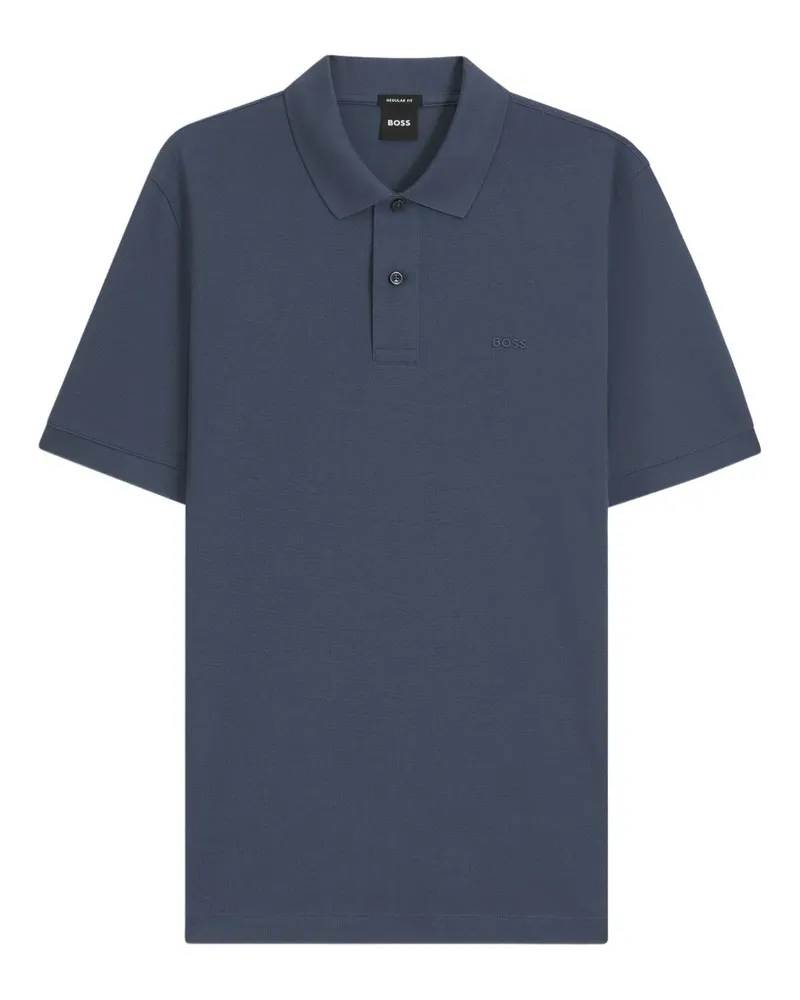 HUGO BOSS Poloshirt mit Knopfleiste - Blau Blau