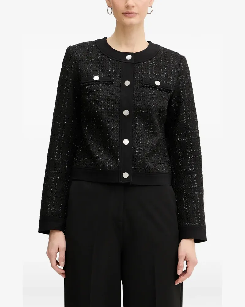 Morgan Jacke mit aufgesetzter Tasche - Schwarz Schwarz