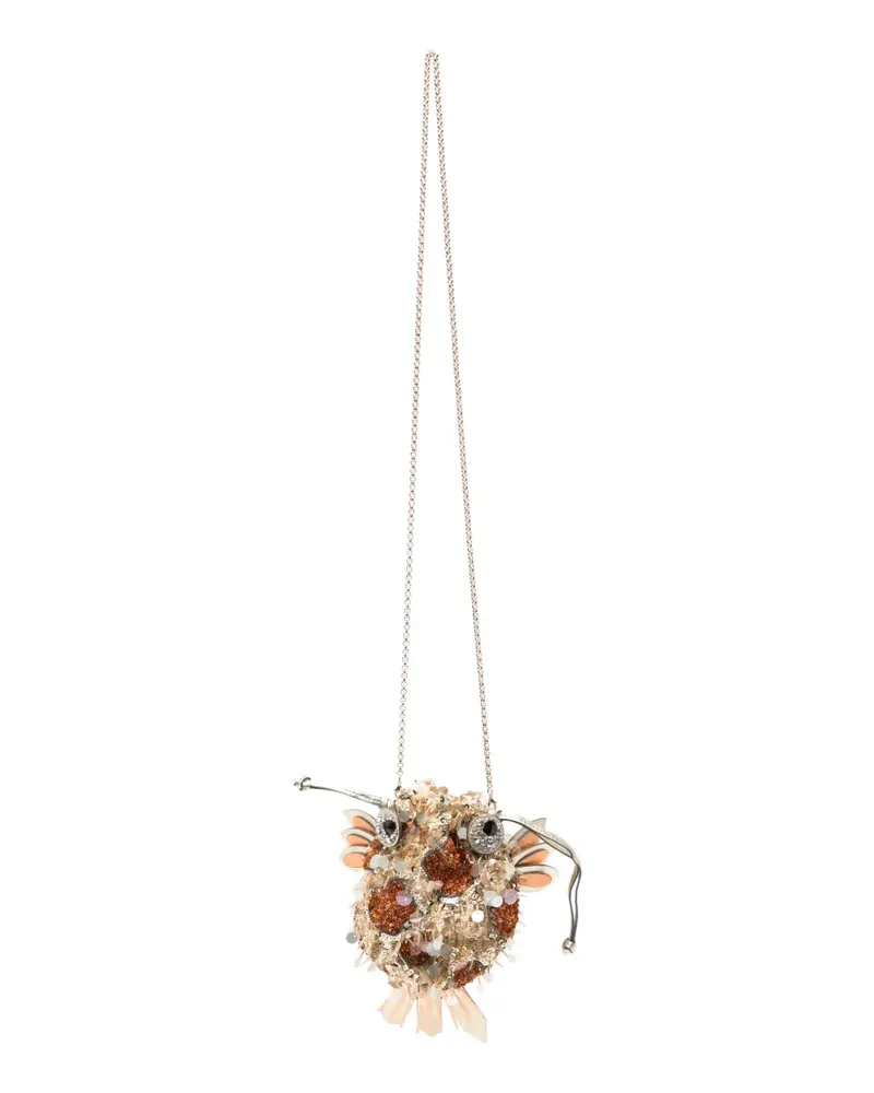 Anya Hindmarch Koi-Fish Clutch - Gold Gold