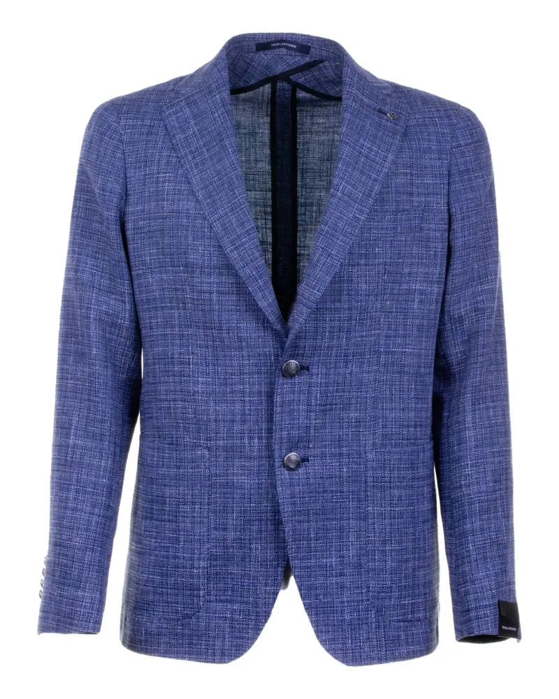 Tagliatore Einreihige Smoking-Jacke - Blau Blau