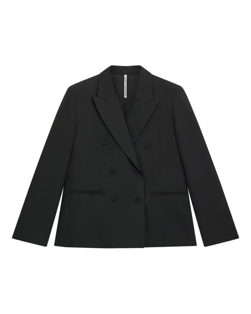 Liviana Conti double-breasted blazer - Schwarz Schwarz