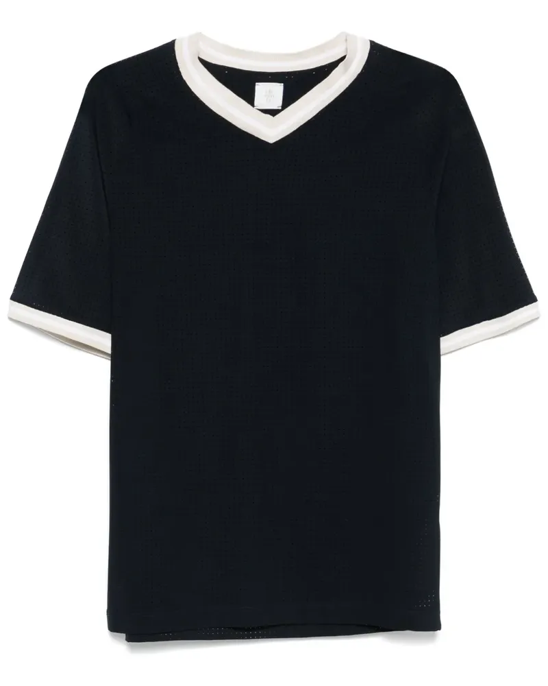 Eleventy T-Shirt mit V-Ausschnitt - Blau Blau
