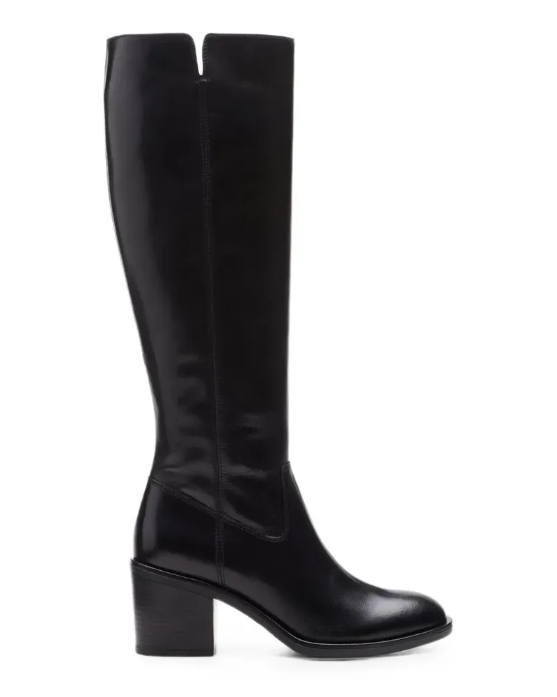 Clarks Valvestino Hi leather knee-high boots - Schwarz Schwarz