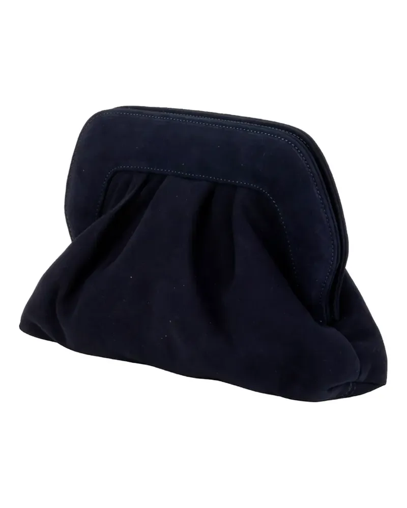 FESTA Milano Ofelia ruched clutch bag - Blau Blau