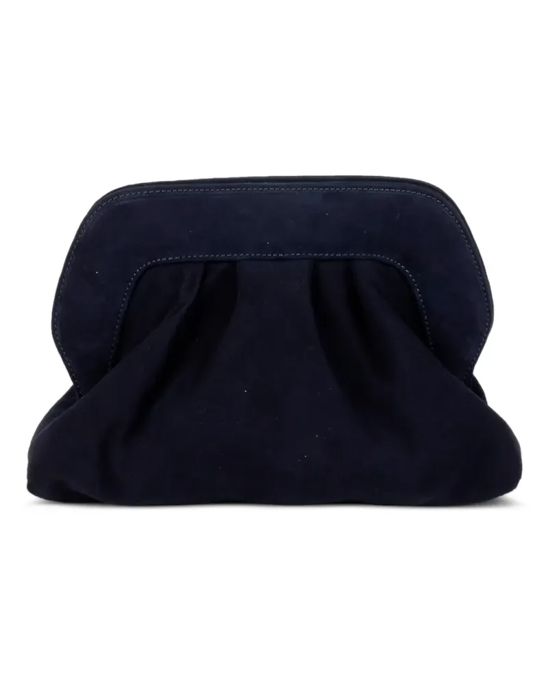 FESTA Milano Ofelia ruched clutch bag - Blau Blau