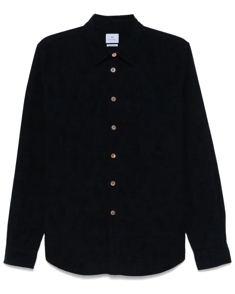 Paul Smith Hemd aus Cord - Blau Blau