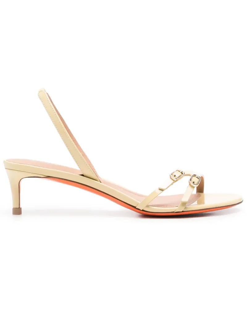 Santoni Sandalen mit Plateau - Gelb Gelb