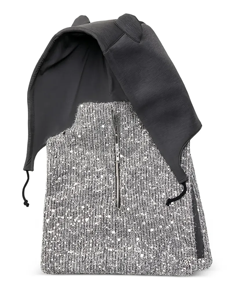 Maison Michel Justin Kapuze - Grau Grau