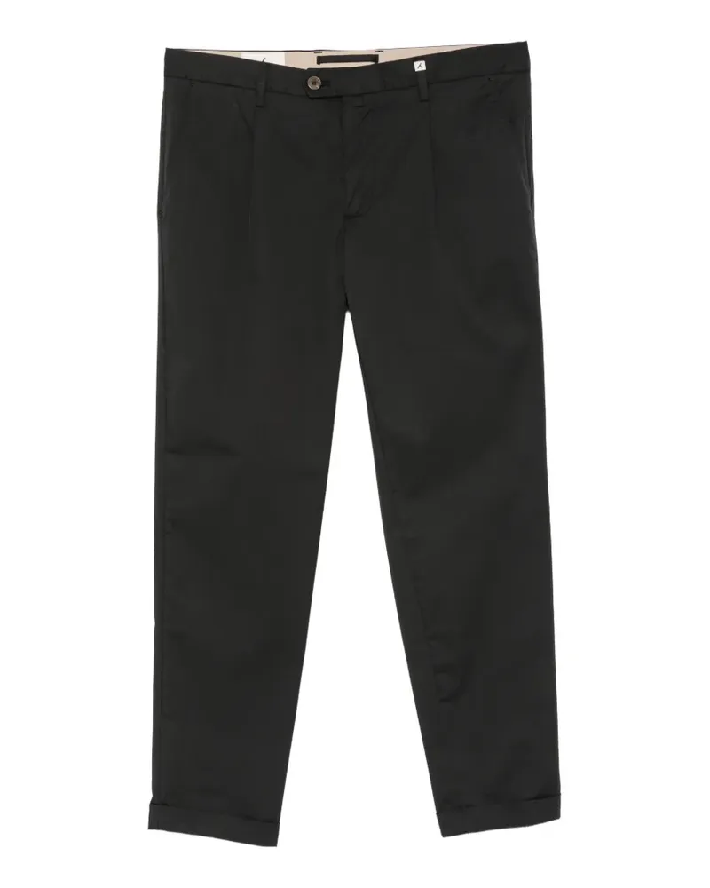 MYTHS pleated-detail trousers - Schwarz Schwarz