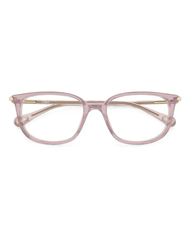Chloé Brille mit geometrischem Gestell - Rosa Rosa