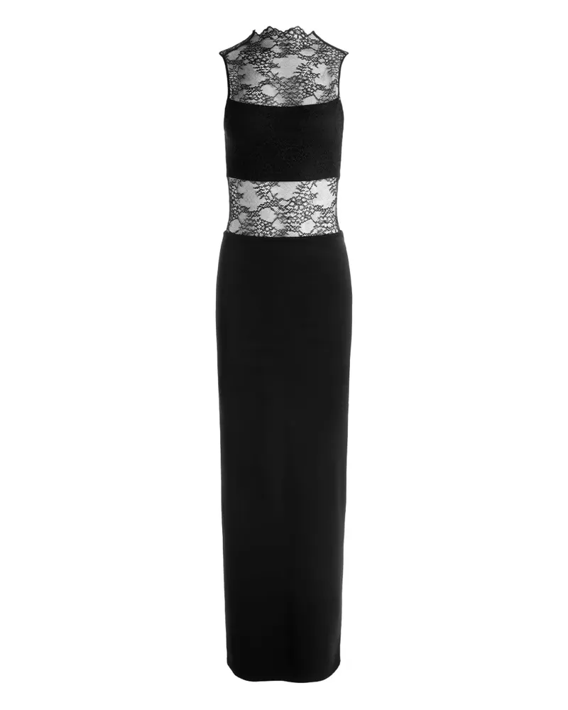 Alice + Olivia Nichol Bandeau-Maxikleid - Schwarz Schwarz