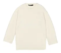 Gerippte Tunika - Weiß