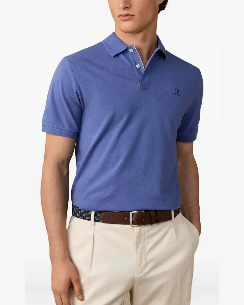 Hackett Heritage H Poloshirt - Blau Blau