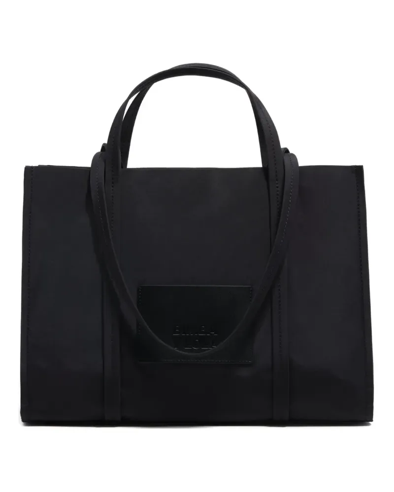 BIMBA Y LOLA Shopper mit Logo-Schild - Schwarz Schwarz