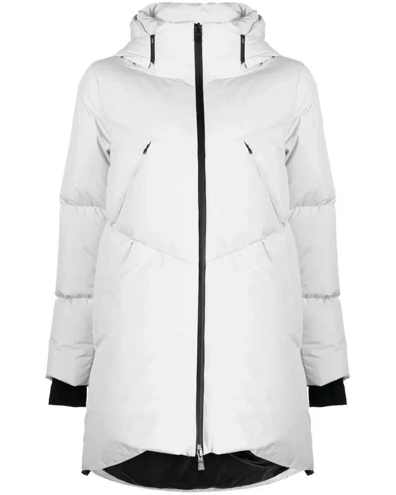 Herno Gefütterte Kapuzenjacke - Grau Grau