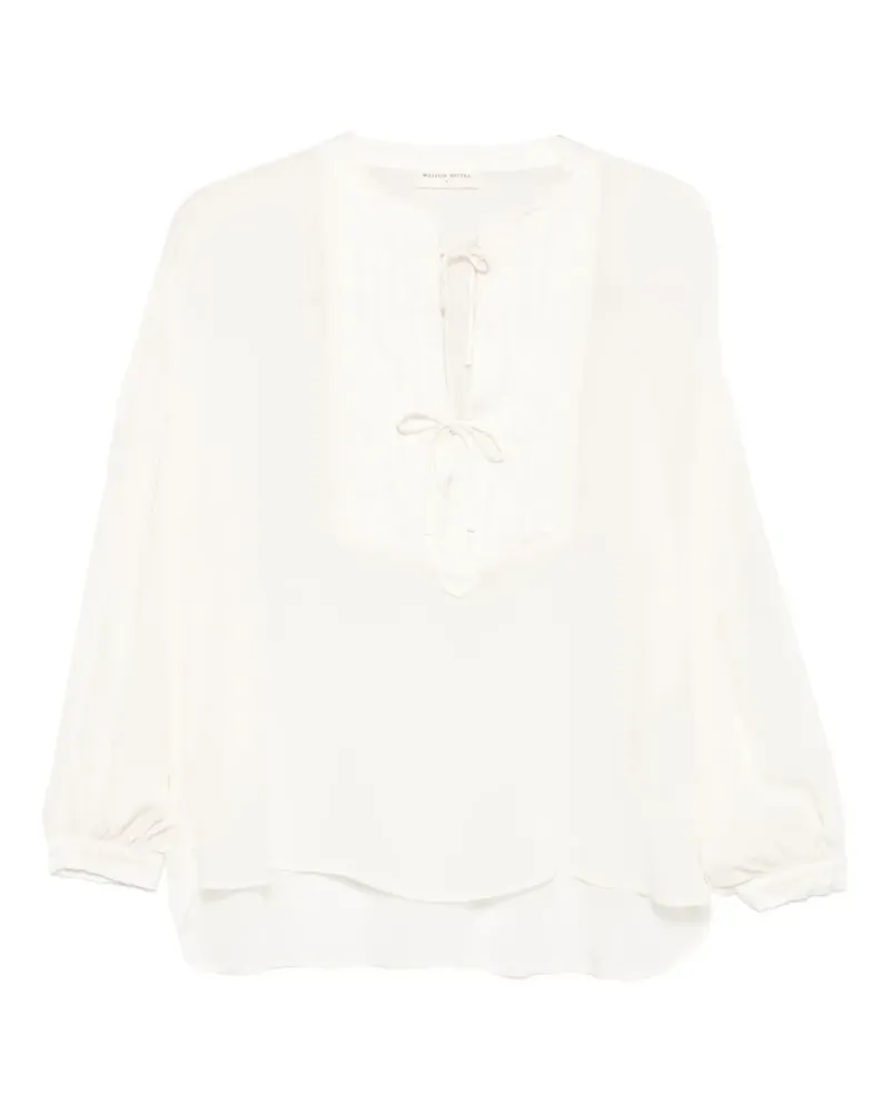 MAISON HOTEL Giovanni Bluse - Weiß Weiß