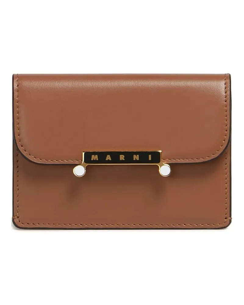Marni Klassisches Kartenetui - Braun Braun