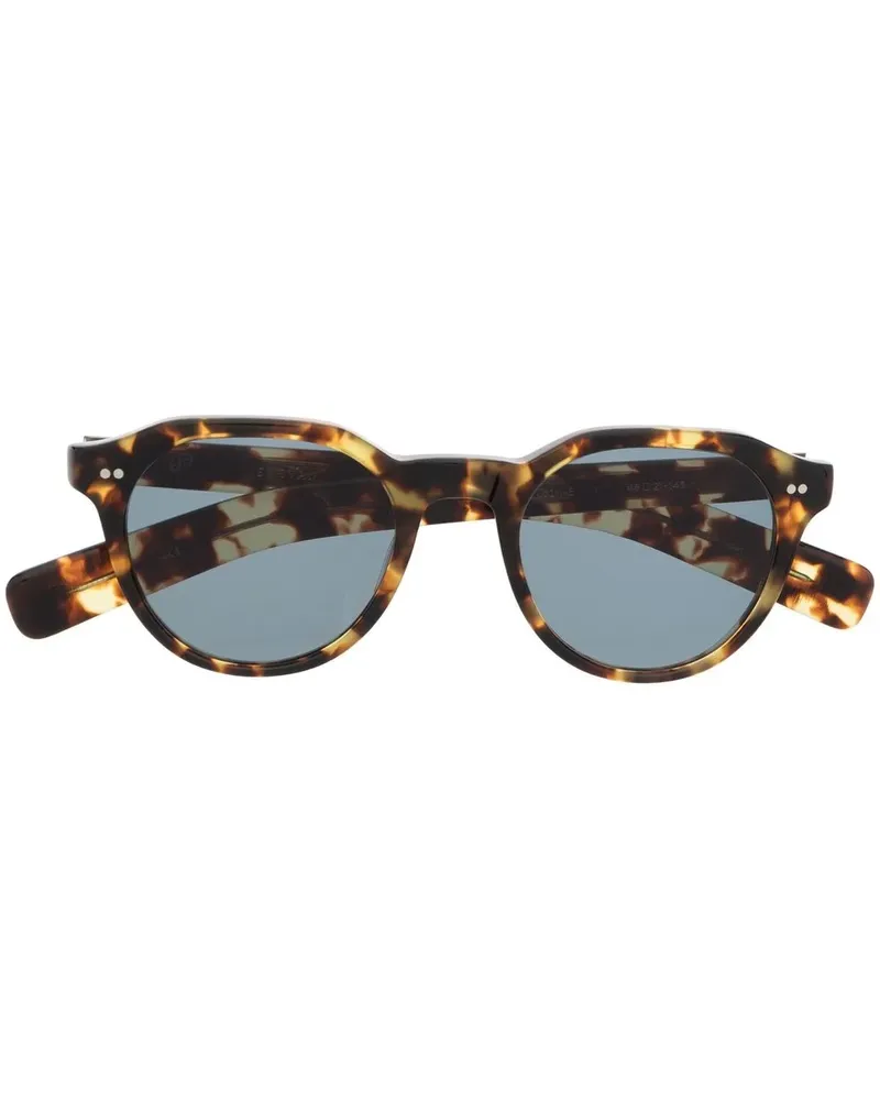 EYEVAN 7285 Runde Sonnenbrille in Schildpattoptik - Braun Braun