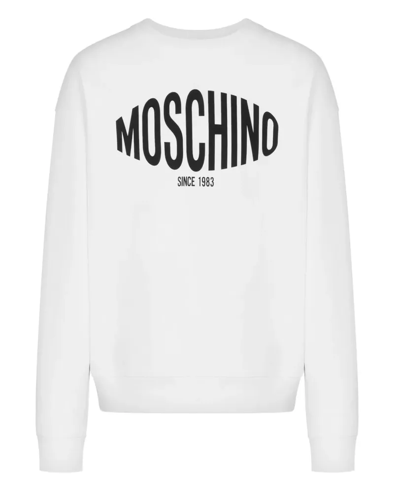Moschino Sweatshirt mit Logo-Print - Weiß Weiß