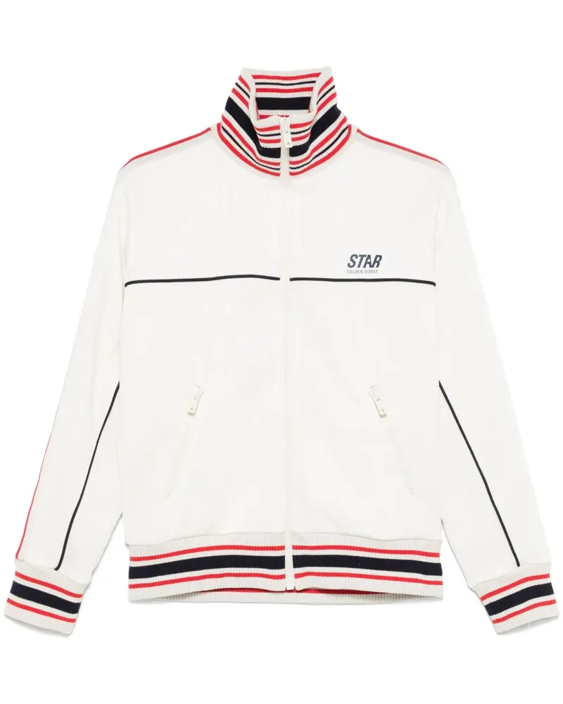 Golden Goose Jacke mit gestreiften Details - Nude Nude