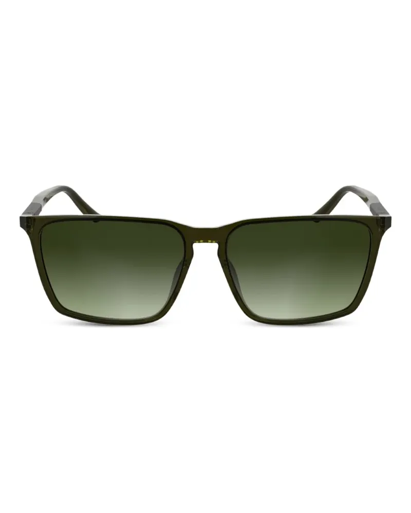 Calvin Klein Sonnenbrille mit eckigem Gestell - Grün Grün