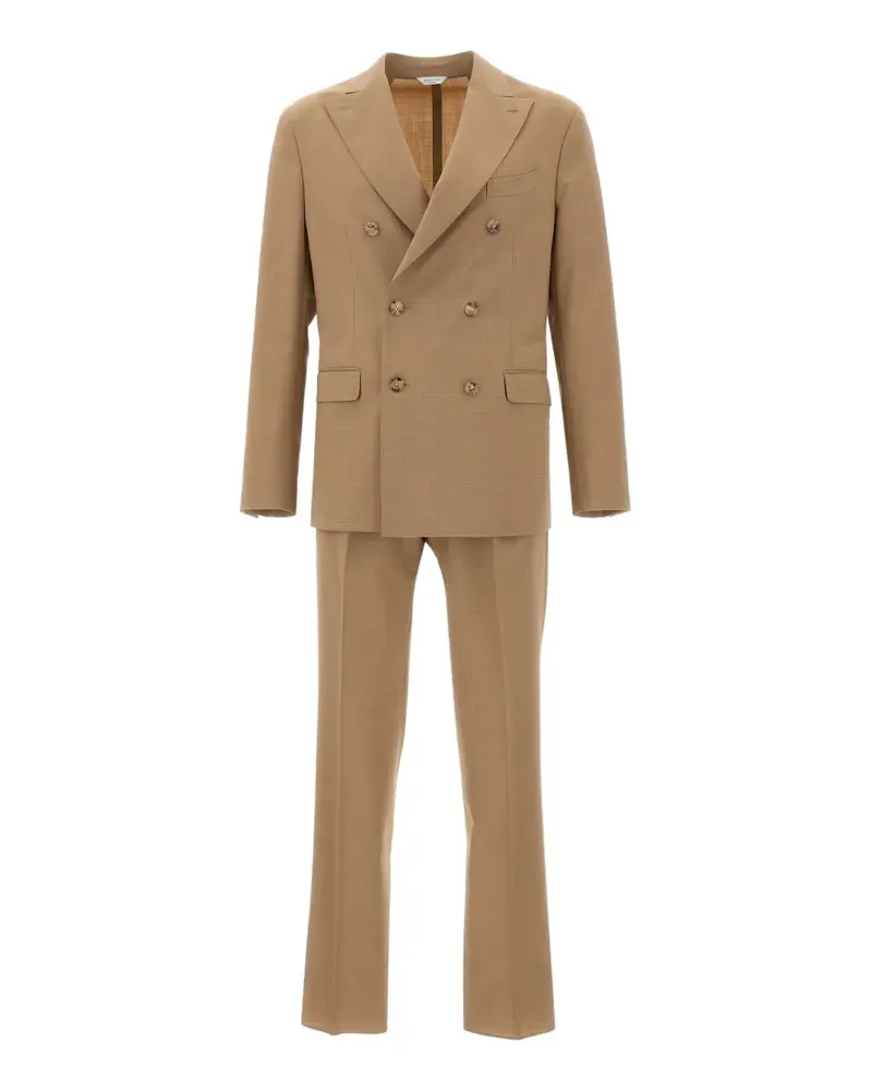 Boglioli double-breasted peaked-lapel suit - Nude Nude